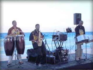 tropische avond steelband feest